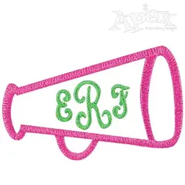Cheer Embroidery Font & Frames