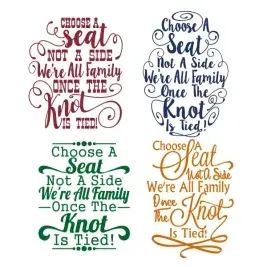 Choose A Seat SVG Cuttable Designs