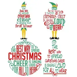 Christmas Cheer Elf Christmas Svg Cuttable Design