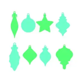 Christmas Ornament Earing Cuttable Design