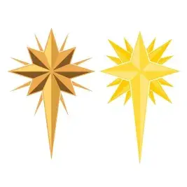 Christmas Star SVG Cuttable Design