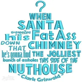 Christmas Vacation Embroidery Designs