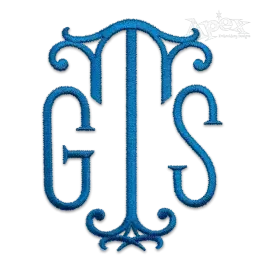 Clairton Monogram Embroidery Font