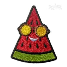 Cool Summer Watermelon With Sunglasses Shade Machine Embroidery Design