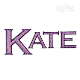 Copperplate two color Machine Embroidery Font - Apex Designs