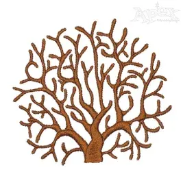 Coral Embroidery Design