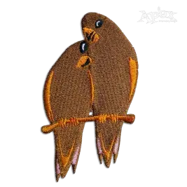 Cuddling Loving Birds Machine Embroidery Design | Apex