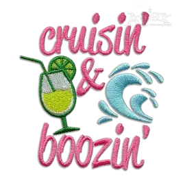 Cruise Ship Machine Embroidery Design