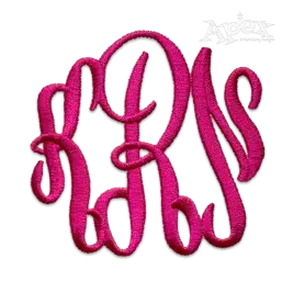 Curlz Circle Embroidery Font File