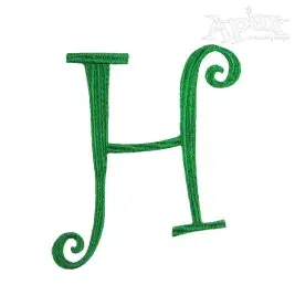 Curlz Embroidery Font