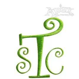 Curlz Embroidery Font