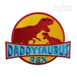 Dino Daddysaurus Rex T-Rex Dinosaur Machine Embroidery Designs