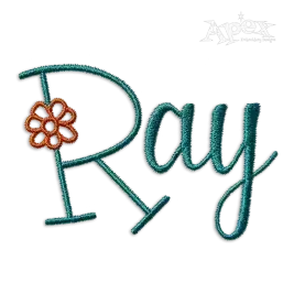 Daisy Spring Flower Embroidery Font By Apex Design Alphabets