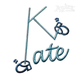 Dance Dancing Shoes Machine Embroidery Font by Apex