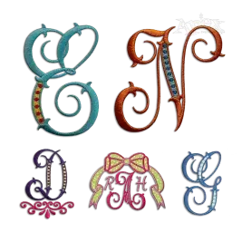 Dandy Dots Machine Embroidery Fonts by Apex All