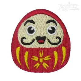 Daruma Doll Embroidery Design