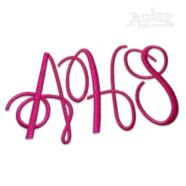Dayton Machine Embroidery Font by Apex Letters