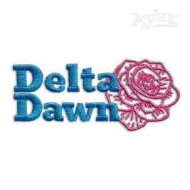 Delta Dawn Tanya Tucker Song Lyrics Machine Embroidery Design