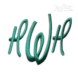 Retro Dennis Brush Script Machine Embroidery Font by Apex Designs