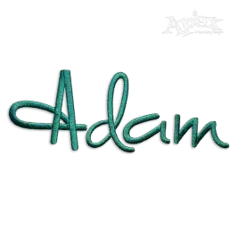 Dominique Machine Embroidery Font by Apex