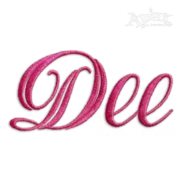 Double Line Satin Stitch Machine Embroidery Fonts