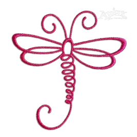 Summer Dragonfly Instect Bug Machine Embroidery Designs