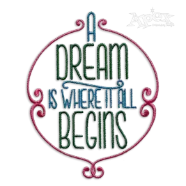 A Dream Machine Embroidery Design - Apex