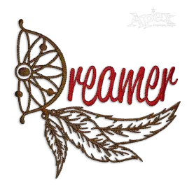 Dreamer Dreamcatcher Machine Embroidery Design