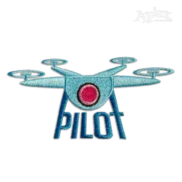 Drone Pilot Machine Embroidery Designs by Apex