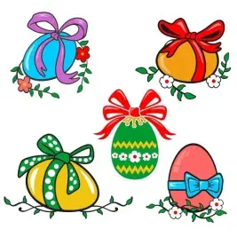 Easter Egg Bow Cuttable Designs