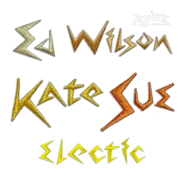 Electric Bolt Of Lightning Machine Embroidery Font by Apex Digitized All