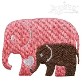 Elephant Mother Embroidery Designs