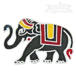 Elephant Thailand Embroidery Design