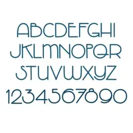 Ella Round SVG Cuttable Font