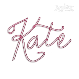 Emily Machine Embroidery Font Letter Alphabet by Apex