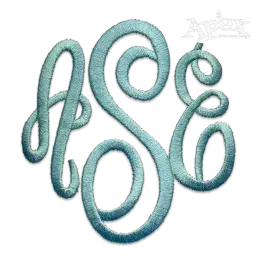 Empire Monogram Machine Embroidery Font