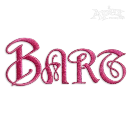Enchanted Machine Embroidery Font by Apex Design