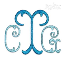 Fancy Fishtail Embroidery Font