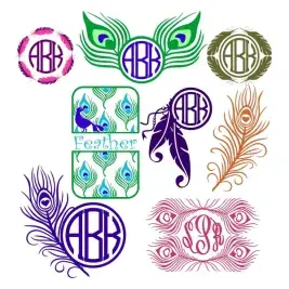 Feather Dreamcatcher Monogram Designs