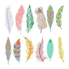 Feather Pack SVG Cuttable Designs