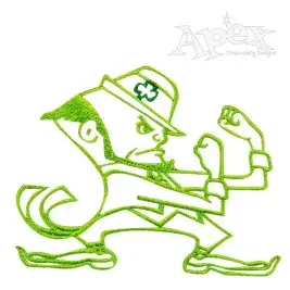 Fighting Irish Embroidery Design