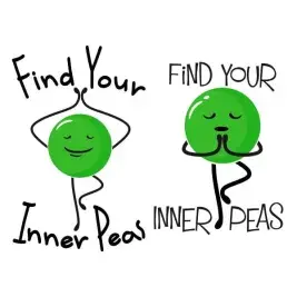 Find Your Inner Peas SVG Cuttable Design