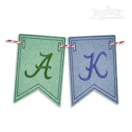 Decor Banner ITH Embroidery Design