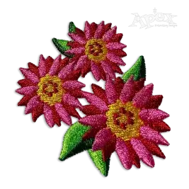 Flowers Poinsettia Machine Embroidery Design by Apex