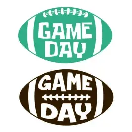 Football Game Day SVG Cuttable Design