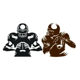 Football Player SVG Cuttable Design