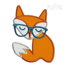 Smart Lady Fox Machine Applique Embroidery Design