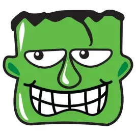 Frankenstein Face Cuttable Design