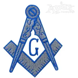 Free Freemason Masonic Embroidery Design