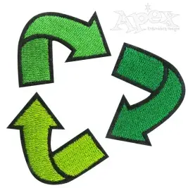 Free Recycle Embroidery Design